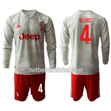 Juventus DE LIGT 4 Voetbaltenues Kind Uit 2019/20 - LS (+ Korte broeken)